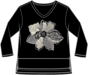 Destination Flower Easy V Tee