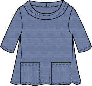 Ripple Effect Hudson Pocket Top
