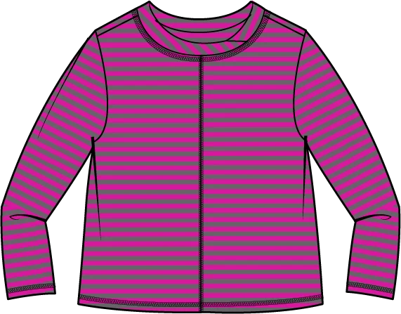 Verona Stripe Layover Tee