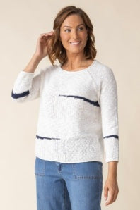 Spring Speckle Boatneck Pullover