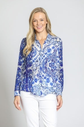 Button-up With Roll-up Sleeve