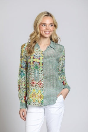 Button-up With Roll-up Sleeve