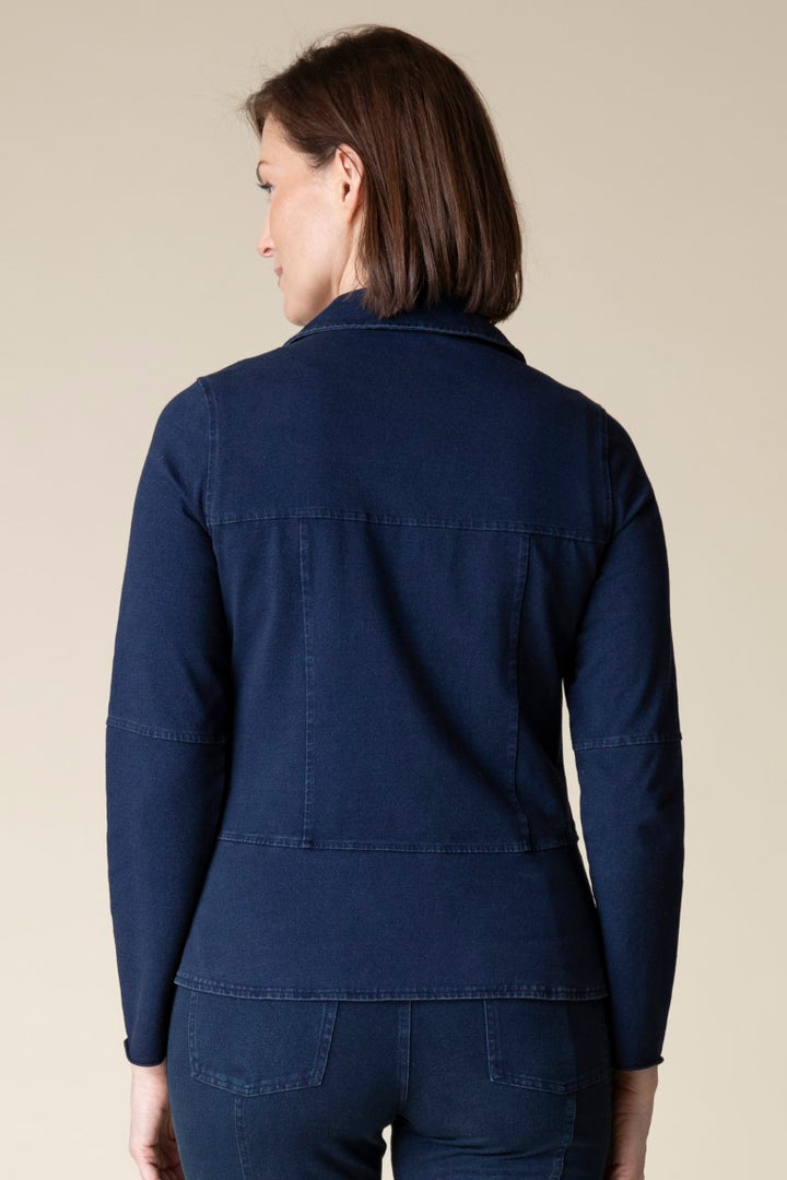 Stonewash Cotton Knits Jean Jacket