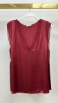 Viscose V-Neck Sleeveless Top
