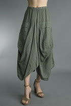 Linen Bubble Skirt