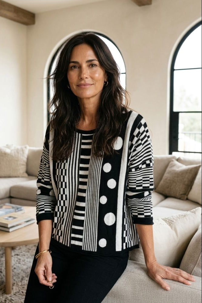 Modernist Mix Topper Sweater