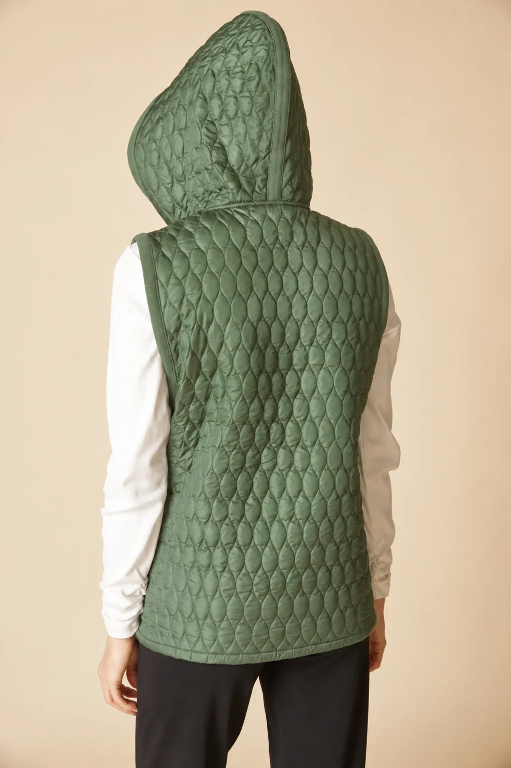 Doubled Faced Quilts Zip Vest