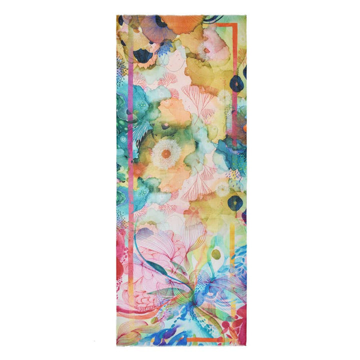 Concha Colorful Coral Reef Scarf